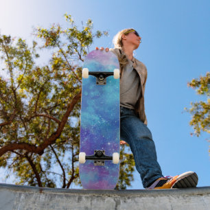 Blue Galaxy Skateboard