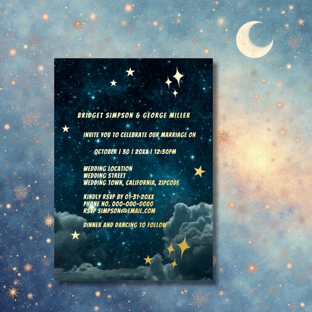 blue galaxy sky wedding  (Creator Uploaded)