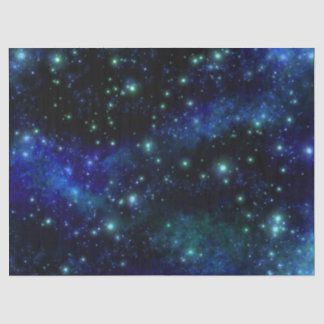 Blue Galaxy Tissue Paper