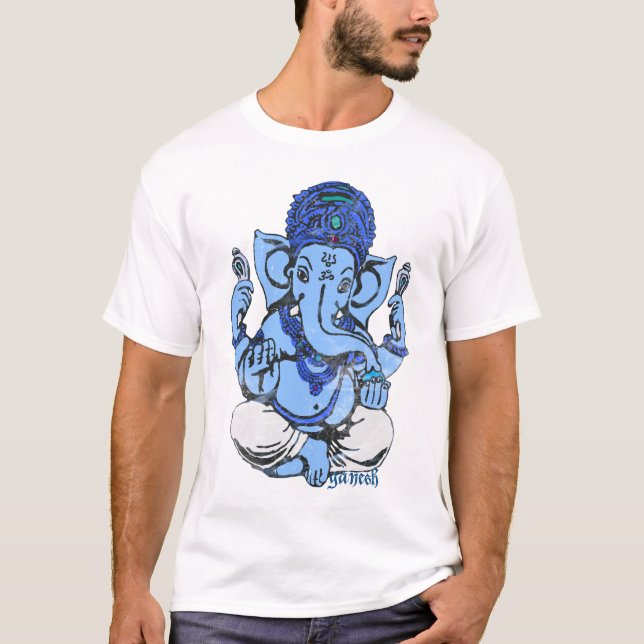 blue ganesh T-Shirt (Front)