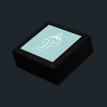 Blue Ganesha Keepsake Boxes<br><div class="desc">Perfect keepsake box or jewellery box for the bride,  bride's maids or anyone starting a new beginning.  Customize with a person's name or a special message.  Ganesha is the Hindu God of Obstacles and New Beginnings.</div>