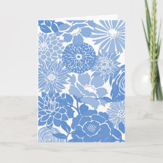 Blue Garden Card