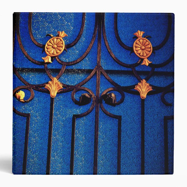 Blue Gate Notebook   Binder (Front)