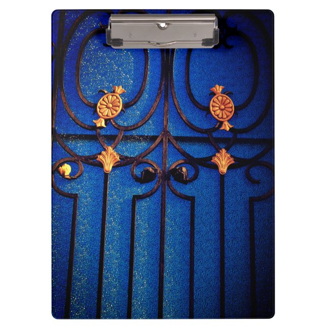 Blue Gate Notebook Clipboard (Front)