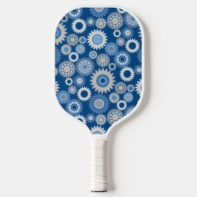 Blue Gears Pickleball Paddle (Front)