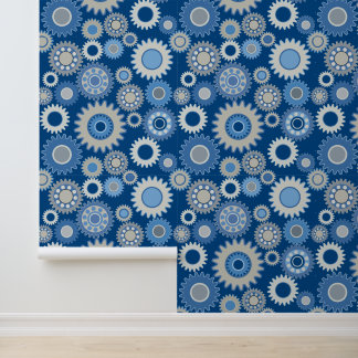 Blue Gears  Wallpaper