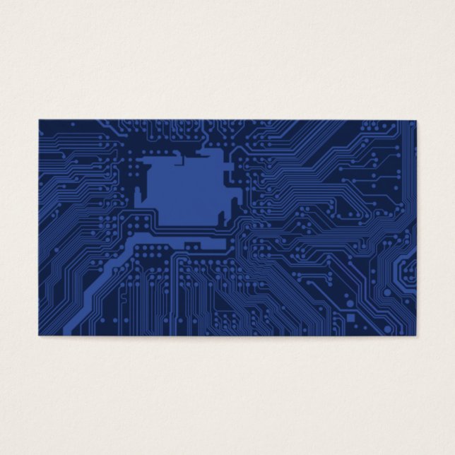 Blue Geek Motherboard Pattern (Front)