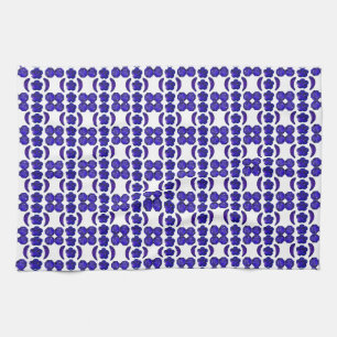 Blue Gem Art Structure Kitchen Towel