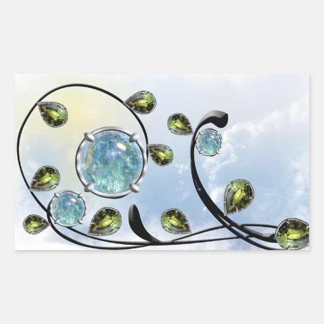 Blue Gem Sticker (Front)