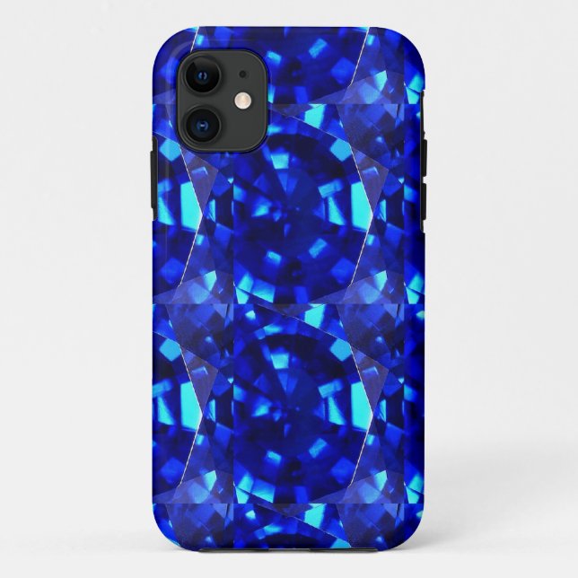 blue gem stone Case-Mate iPhone case (Back)