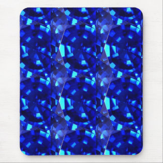 blue gem stone mouse pad