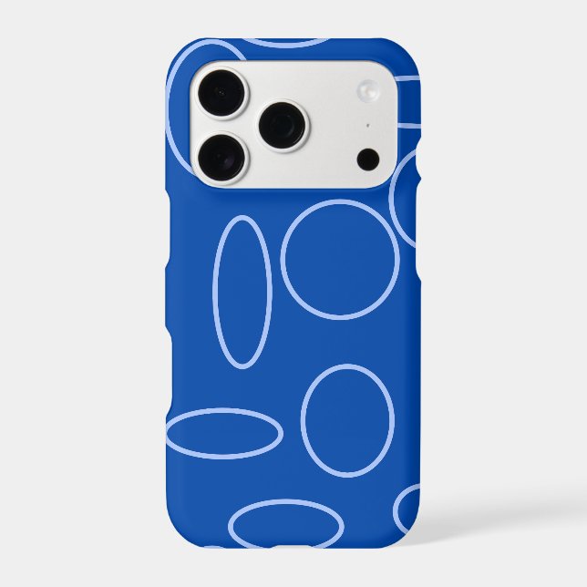 Blue Geometric Circles (Verso)