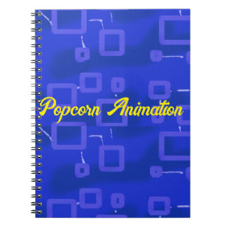 Blue Geometric  Notebook