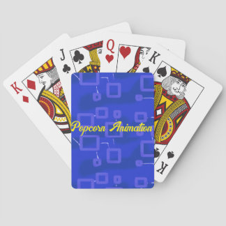 Blue Geometric  Playing Cards