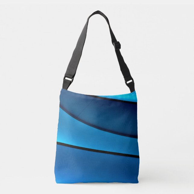 BLUE GEOMETRIC TOTE (Front)