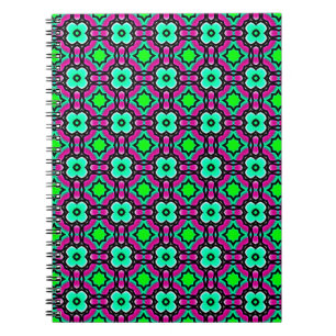 Blue geometrical painted seamless patternabstract, notebook