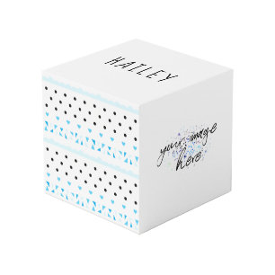 Blue Geometrics Cube