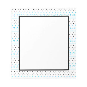 Blue Geometrics Notepad