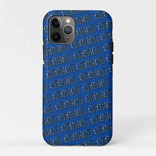 Blue George Name,    Case-Mate iPhone Case (Back)
