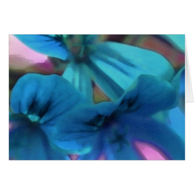 Blue Geraniums (Front Horizontal)