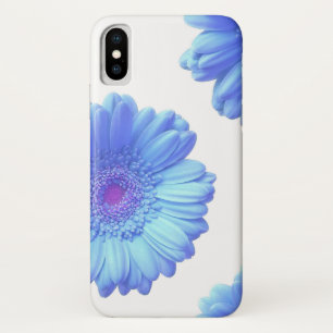 Blue gerbera daisy iPhone x case