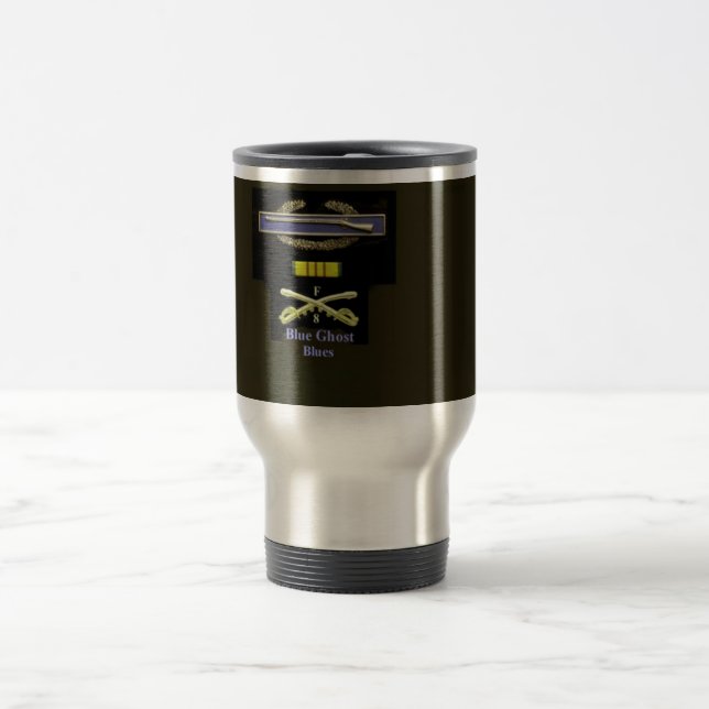 Blue Ghost Platoons - Blues Travel Mug (Center)