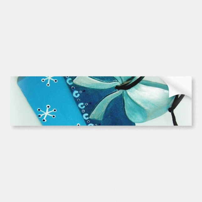 Blue Gift I Bumper Sticker (Front)