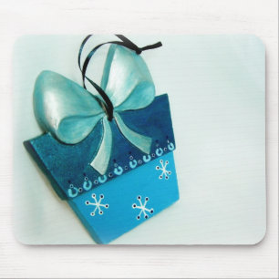 Blue Gift I Mouse Pad