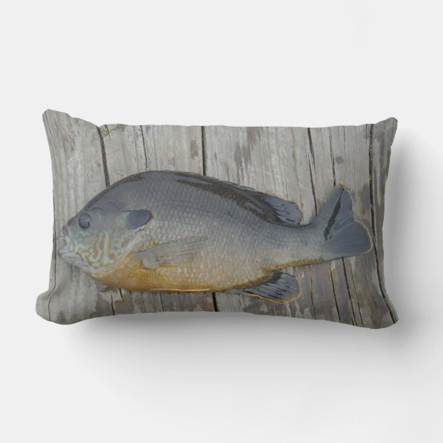 BLUE GILL FISH pillow (Front)