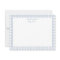 Blue Gingham check Personalized Flat Thank You