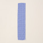 Blue Gingham Check Scarf<br><div class="desc">A classic gingham check pattern in blue.</div>