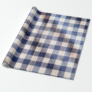 blue gingham cloth closeup, shirts fabric texture  wrapping paper