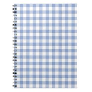 Blue Gingham Country Notebook