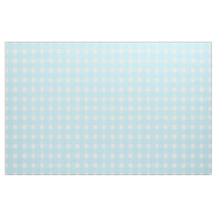Blue Gingham Fabric