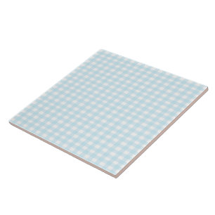 Blue Gingham Tile