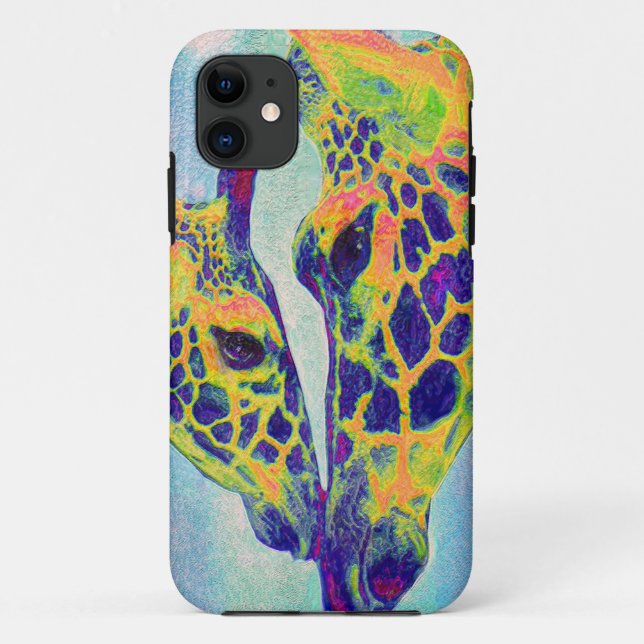blue giraffe  i-phone Case-Mate iPhone case (Back)