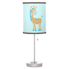 Blue Giraffe Lamp