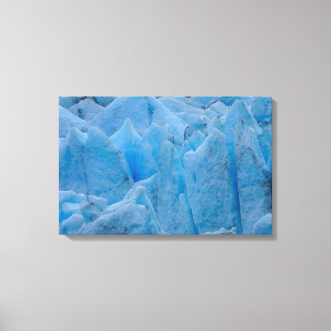 Blue Glacier Canvas Print (Front)