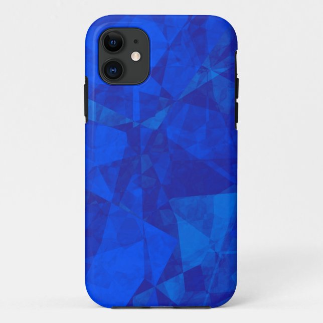 Blue glass texture iphone case (Back)