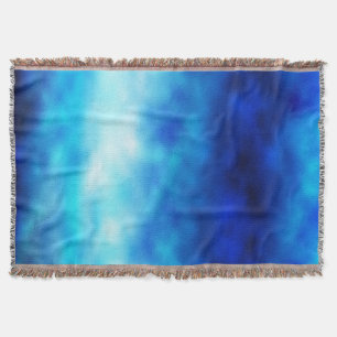 Blue Glass Throw Blanket