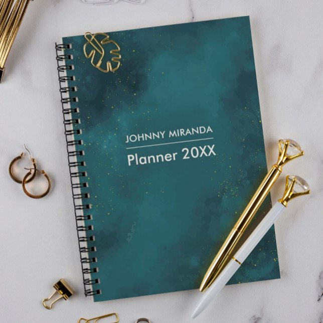 Blue & Gliter Month and Week  Planner (Creator Uploaded)