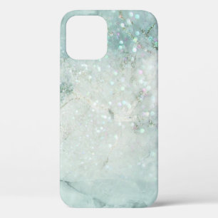Blue Glitter and Bokeh iPhone / iPad case
