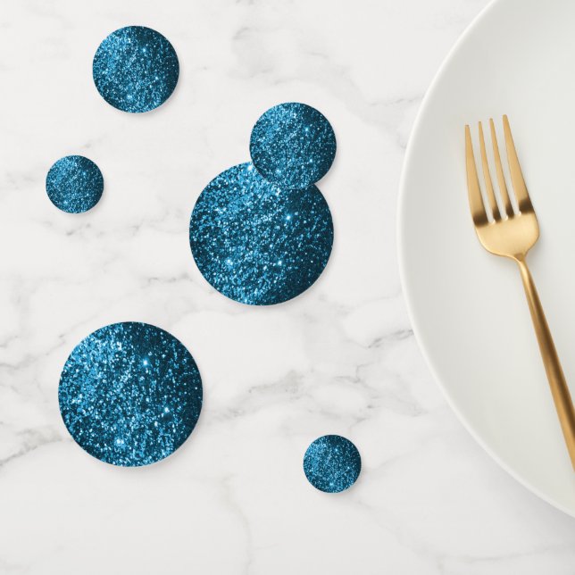Blue Glitter Confetti (Group)