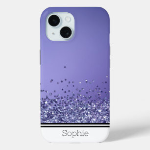 Blue Glitter Custom Samsung Case-Mate iPhone Case