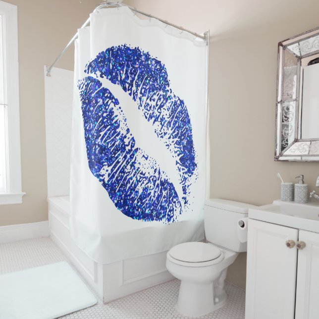 Blue Glitter Lips #3 (In Situ)