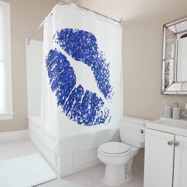 Blue Glitter Lips #4 (In Situ)