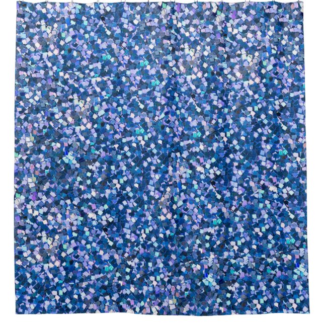 Blue Glitter: Shiny Abstract Background (Front)