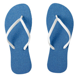 Blue Glitter, Sparkle, Glitter Background Flip Flops