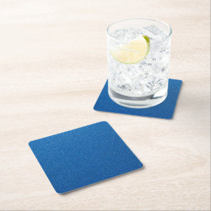 Blue Glitter, Sparkle, Glitter Background Square Paper Coaster