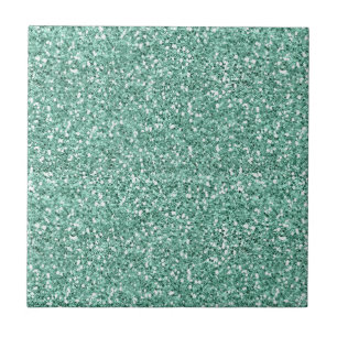 Blue glitter sparkle tile
